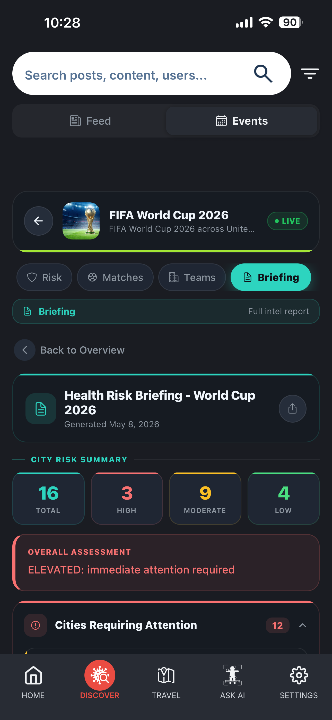 Health Risk Briefing
